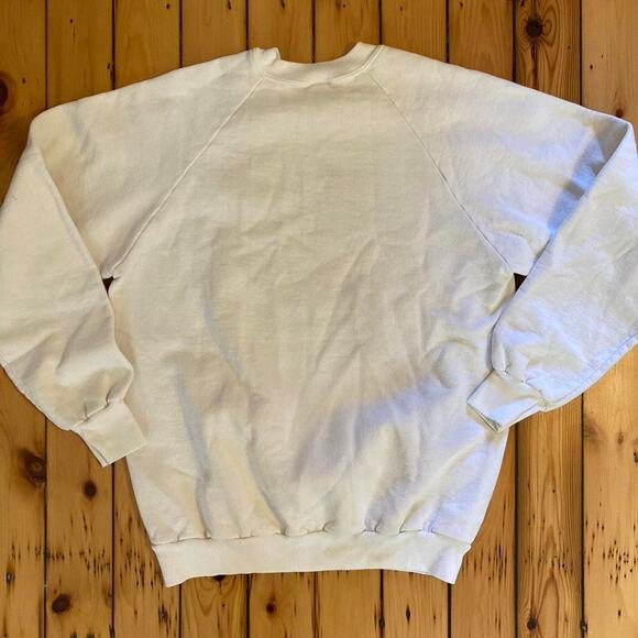 Vintage 1980s Teaching Teacher Apple Jerzees Sweatshirt M/L - Picture 4 of 4